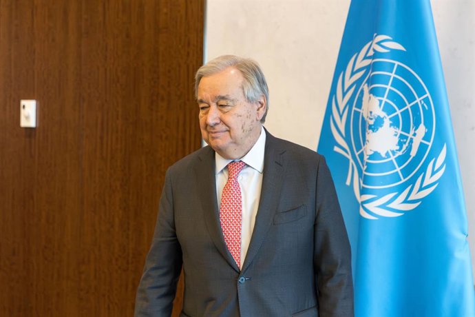 Secretário-geral das Nações Unidas, António Guterres, na sede da ONU em Nova York, EUA (arquivo)