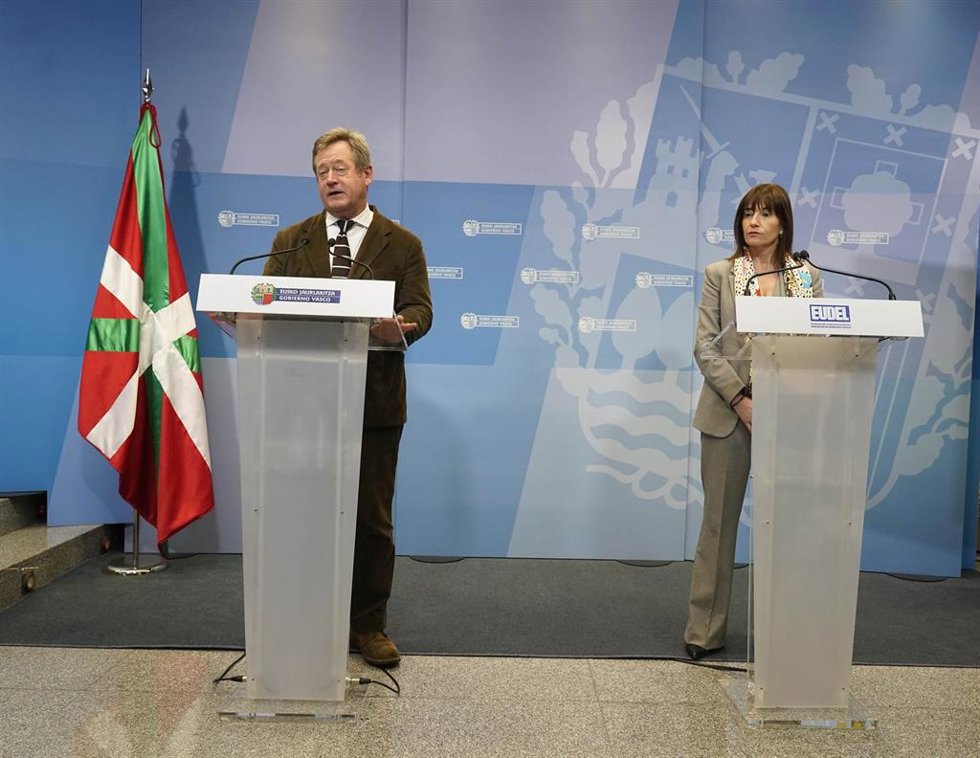 Zupiria y Apraiz, en la presentación de la convocatoria