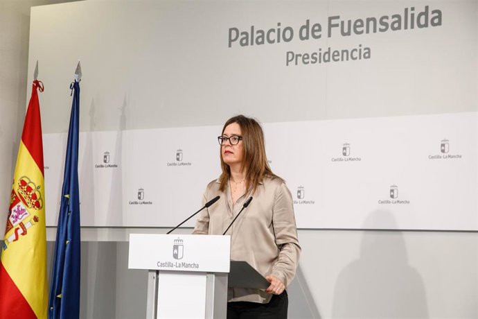 La consejera portavoz del Gobierno regional, Esther Padilla.