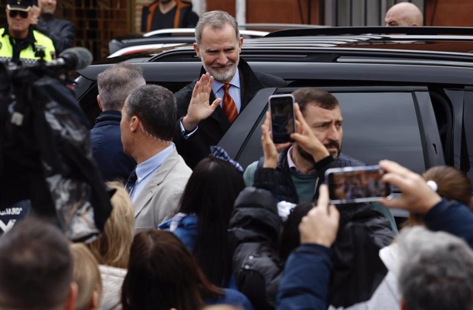 El Rey Felipe VIm en visita privada a Torrent (Valencia)