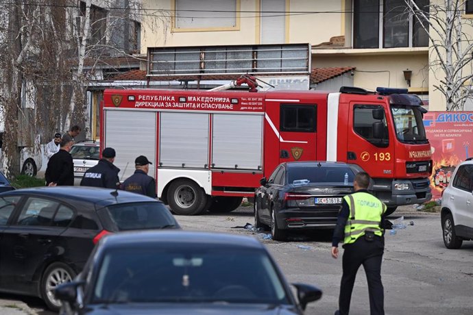 Indendio en una discoteca de Kocani, en Macedonia del Norte