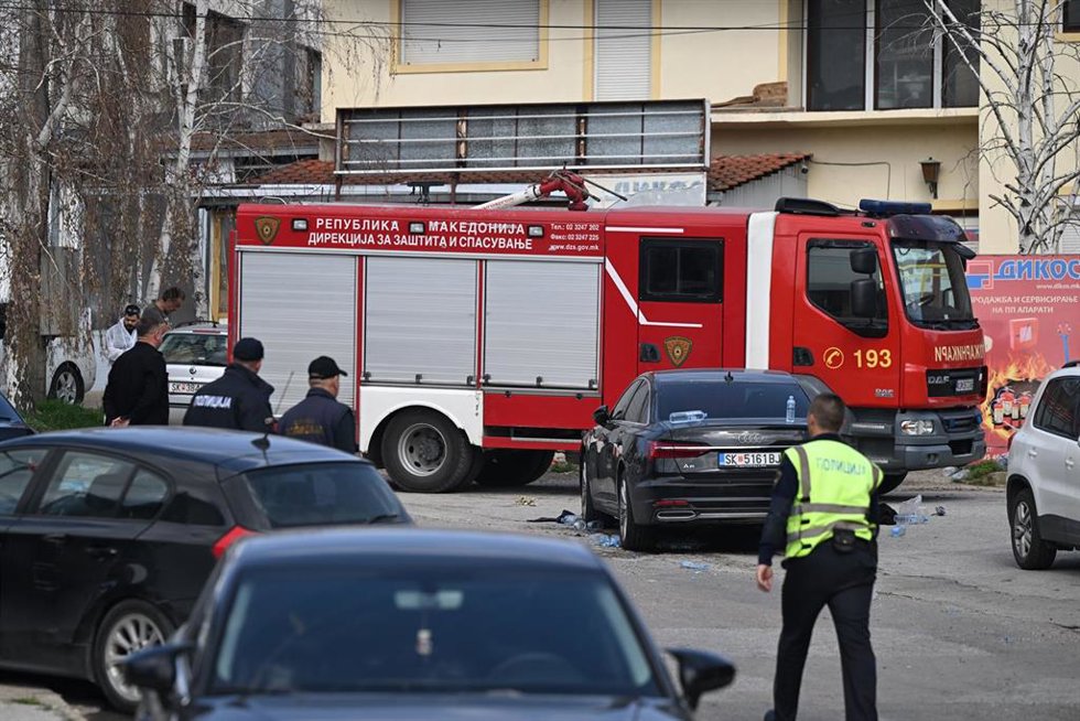 Indendio en una discoteca de Kocani, en Macedonia del Norte