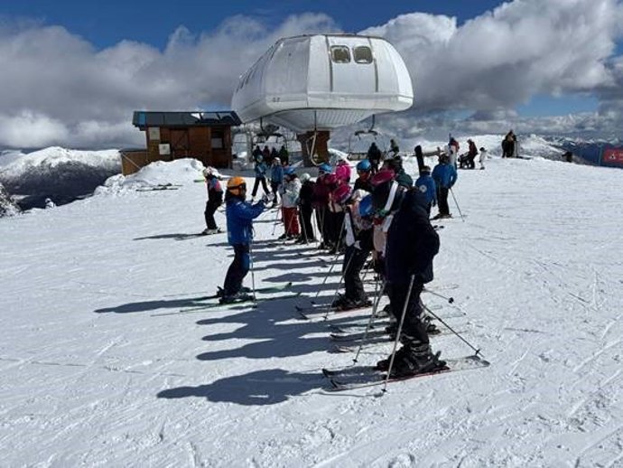 Sesión de uno de los cursos de inciación en el marco del programa 'Marzo en blanco'.