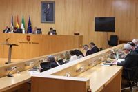 El pleno de Diputación pide prioridad en el arreglo de la A-397 y mantener las paradas de AVE en la provincia