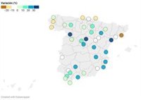 Marzo es cada vez más lluvioso, sobre todo en el sur, centro y este del país, según Eltiempo.es