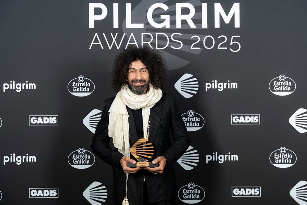 El músico y violinista Ara Malikian en los Premios Pilgrim