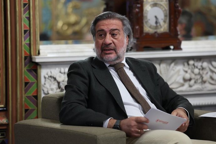 Archivo - El presidente de la Cámara de Comercio, Ángel Asensio, en el Palacio de Santoña, a 26 de noviembre de 2024, en Madrid (España).