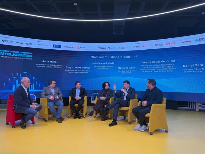 El regidor de Innovación de Palma, Llorenç Bauzá, este miércoles en Madrid.