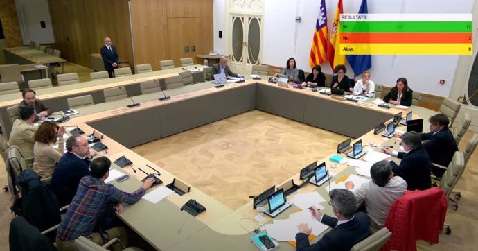 Reunión de la Comisión de Ordenación Territorial, Vivienda, Movilidad, Mar y Ciclo del Agua del Parlament.