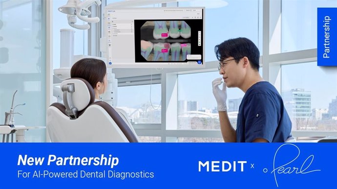 Pearl Partners with Medit to Enhance AI-Powered Dental Diagnostics in Intraoral Scanning and Medit Link Software Platform