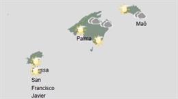 El tiempo hoy, jueves 20 de marzo, en Baleares.