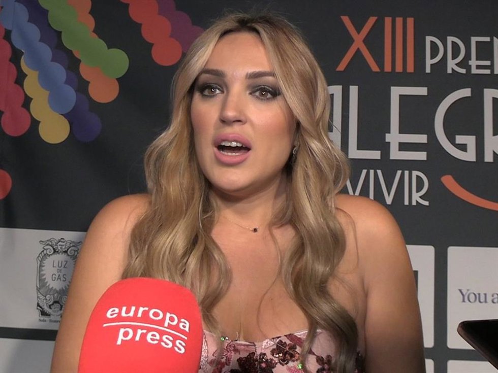 Marta Riesco en los premios 'Alegría de vivir'