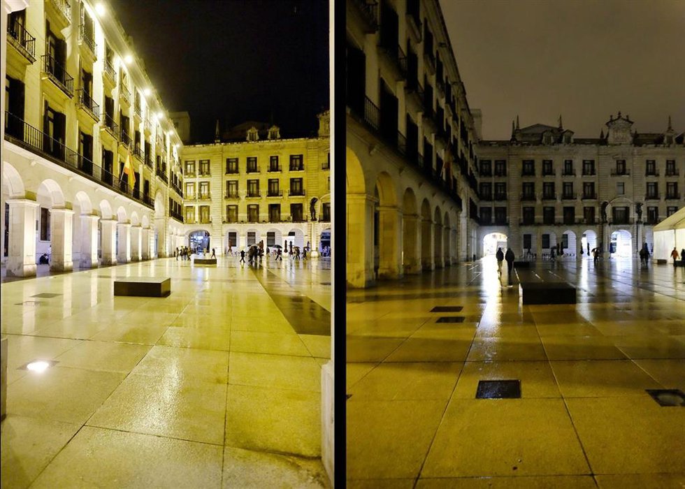 Archivo - Hora del Planeta. Plaza Porticada Santander 2016