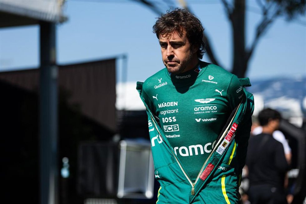 El piloto española de F1 Fernando Alonso (Aston Martin), en el GP de Australia 2025. 