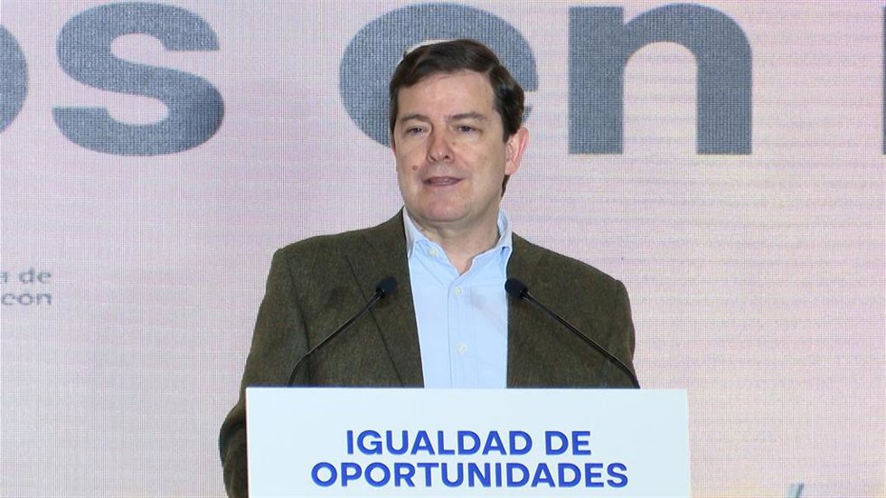 El presidente de la Junta, Alfonso Fernández Mañueco.