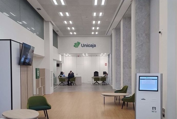 Imagen de una sede de Unicaja.