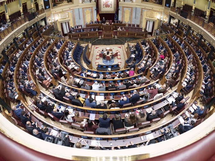 Archivo - Vista general del Congrés dels Diputats