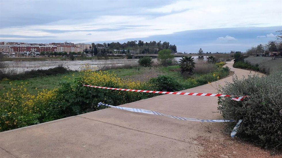 Rio Guadiana a su paso por Badajoz