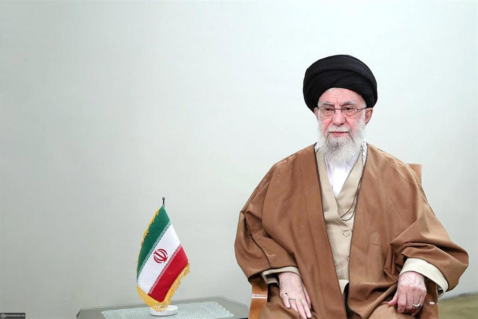 El líder supremo de Irán, el ayatolá Alí Jamenei, durante un discurso con motivo del Nouruz, el año nuevo persa, el 20 de marzo de 2025