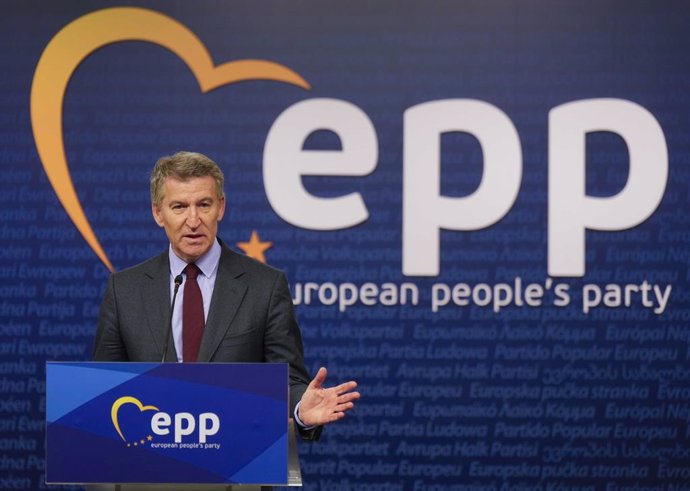 El líder del PP, Alberto Núñez Feijóo