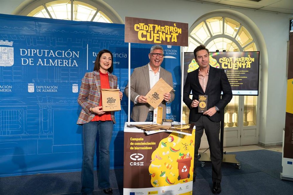 Presentación de la campaña 'Cada Marrón Cuenta' en la Diputación de Almería.
