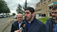 Nolasco (VOX) dice en Barbastro (Huesca) que la gestión sanitaria del PP "es idéntica a la del PSOE"