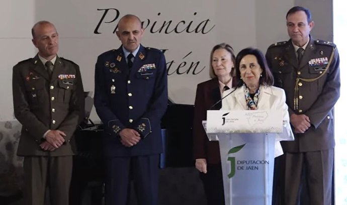 Margarita Robles interviene en el acto de entrega de los Premios de la Provincia de Jaén.