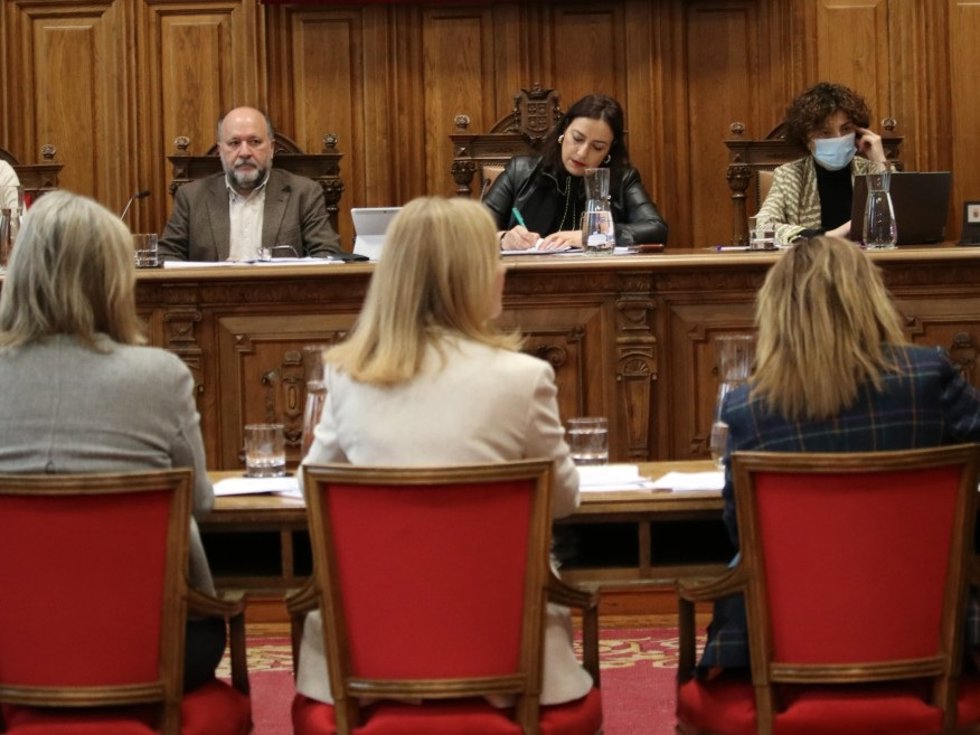 Pleno del Ayuntamiento de Palencia.