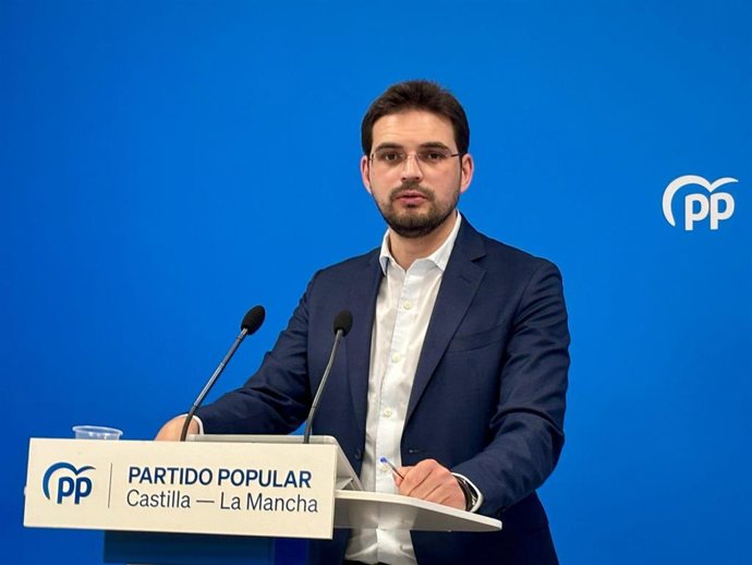 El diputado autonómico y portavoz adjunto del PP en las Cortes de Castilla-La Mancha, Santiago Serrano.