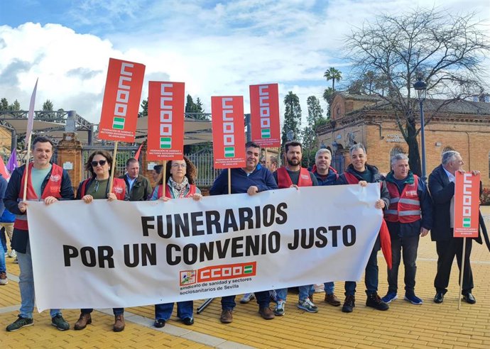 Concentración del sector funerario en el cementerio de San Fernando.