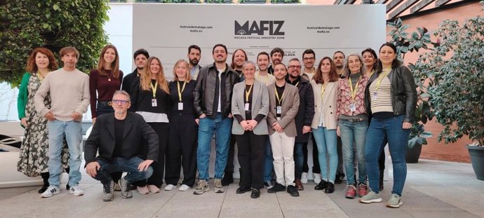 Representantes del sector audiovisual de Baleares en el Festival de Málaga 2025.