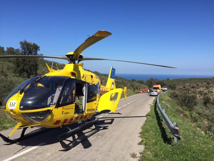 Archivo - Helicóptero del SEM en una foto de archivo