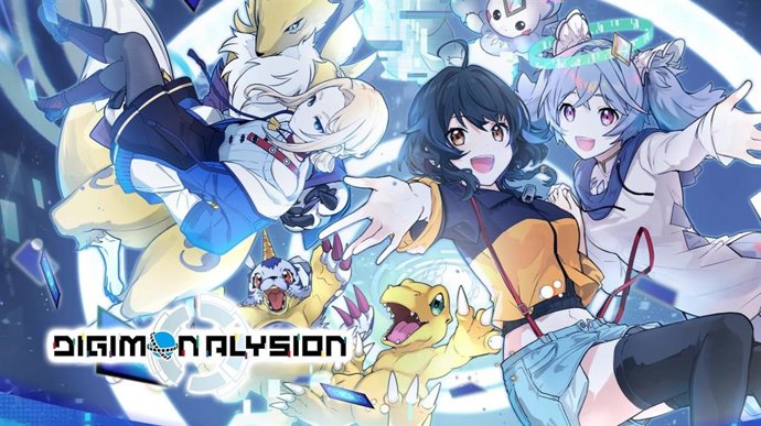 O novo jogo de cartas para dispositivos móveis Digimon Alysion.
