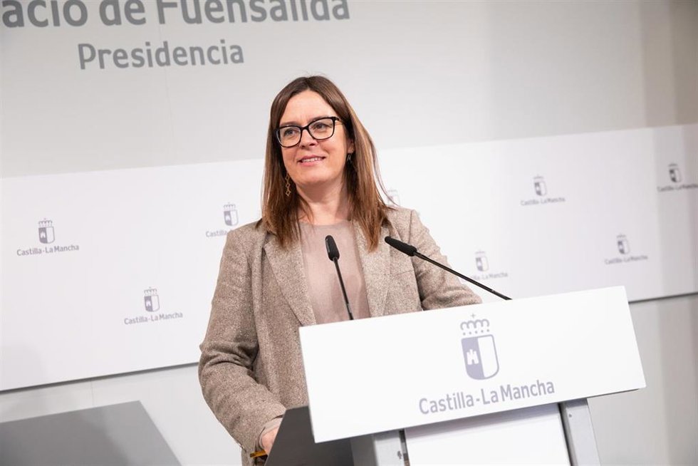 La portavoz del Gobierno de C-LM, Esther Padilla, en una foto de archivo.