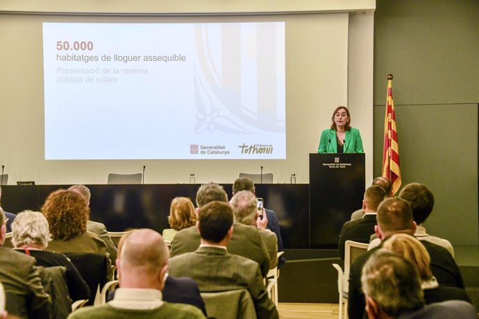 La consellera de Territori de la Generalitat, Sílvia Paneque