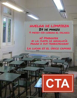 El sindicato CTA llama a la huelga desde el día 24 a las limpiadoras de los institutos de Córdoba.