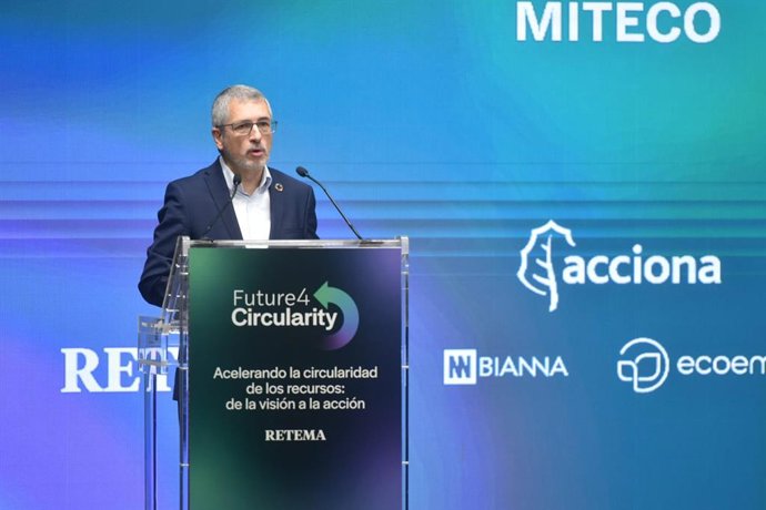 Hugo Morán, secretario de Estado de Medio Ambiente inaugura Future4 Circularity 2025