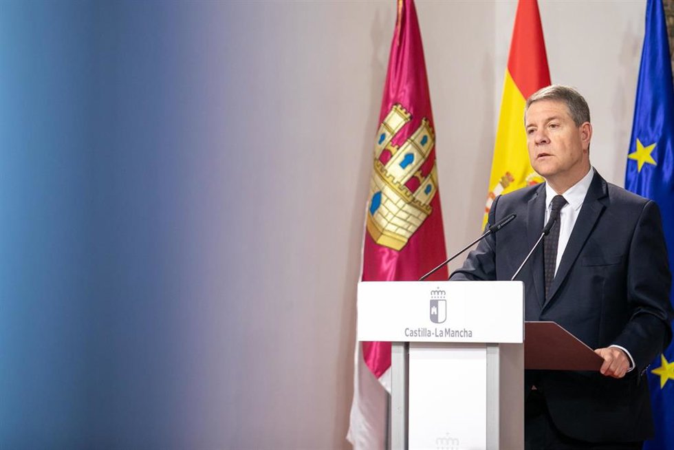 El presidente de Castilla-La Mancha, Emiliano García-Page