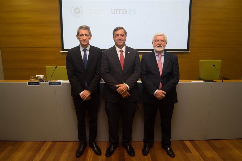 Presentación del estudio impulsado por la Fundación Unicaja sobre el impacto socioeconómico de la UMA en su entorno.