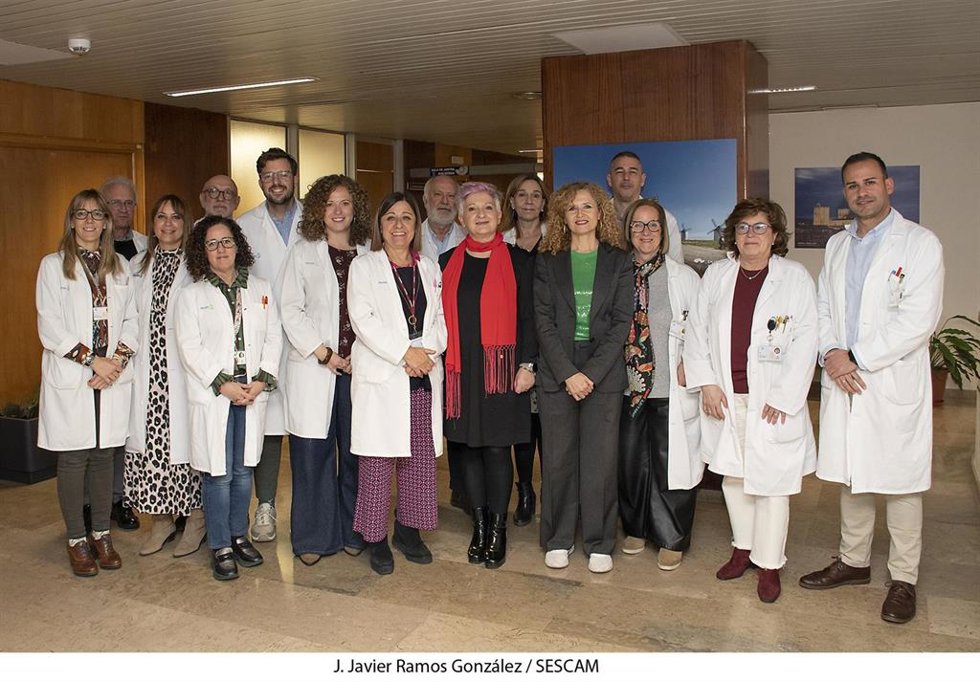Encuentro de la delegada de la Junta en Guadalajara con la Gerencia del Área Integrada de Guadalajara.