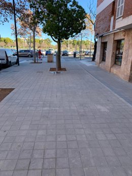 Archivo - Calle del rafal tras las mejoras de pavimento