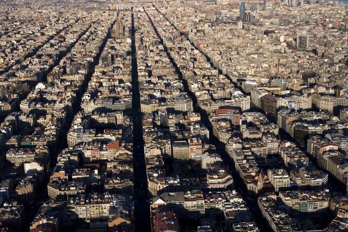 Archivo - Imagen del Eixample de Barcelona