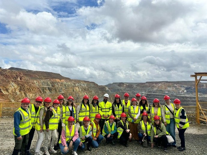Informadores turísticos de la provincia en el Fam Trip organizado por la Diputación de Huelva.