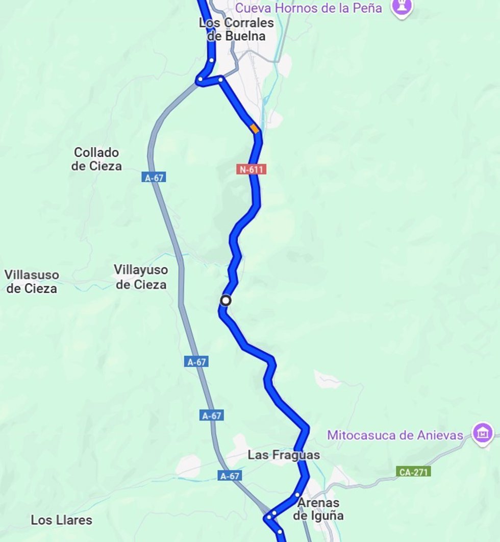 Los túneles de Gedo y Pedredo, en la A-67, se cortarán al tráfico desde la madrugada del martes y hasta el jueves