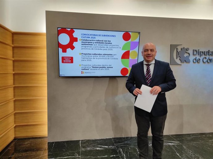 El delegado de Cultura de la Diputación de Córdoba, Gabriel Duque.