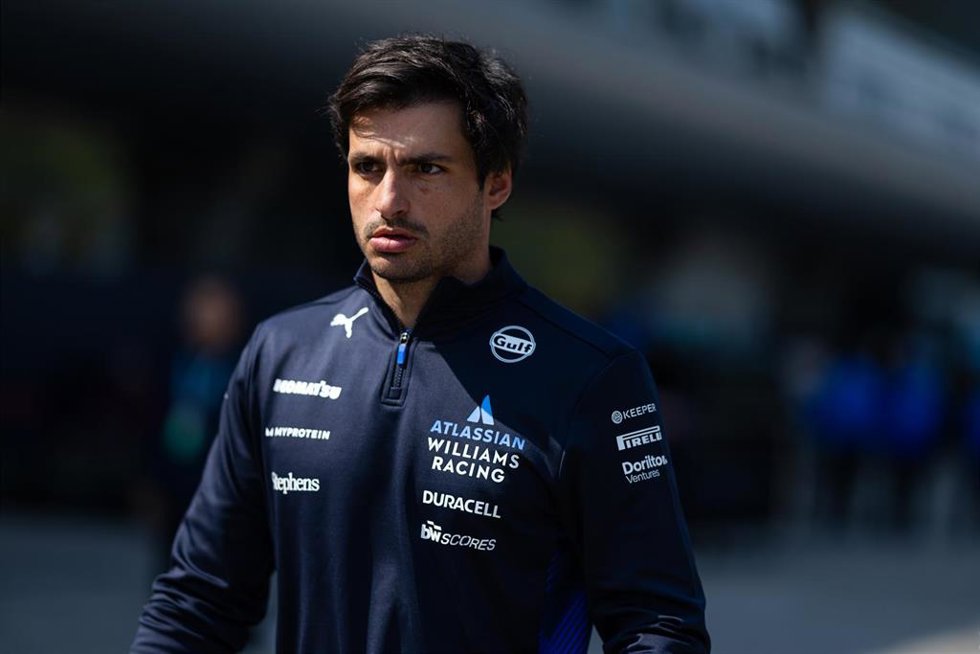 El piloto español Carlos Sainz (Williams Racing) durante el GP de China.
