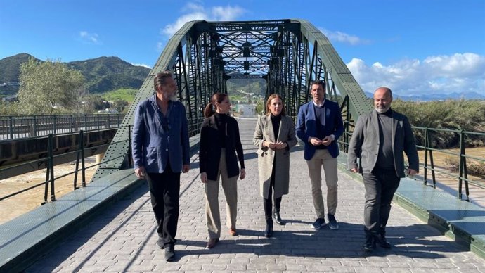La diputada de Vox por Málaga en el Congreso, Patricia Rueda, durante una visita a Cártama.
