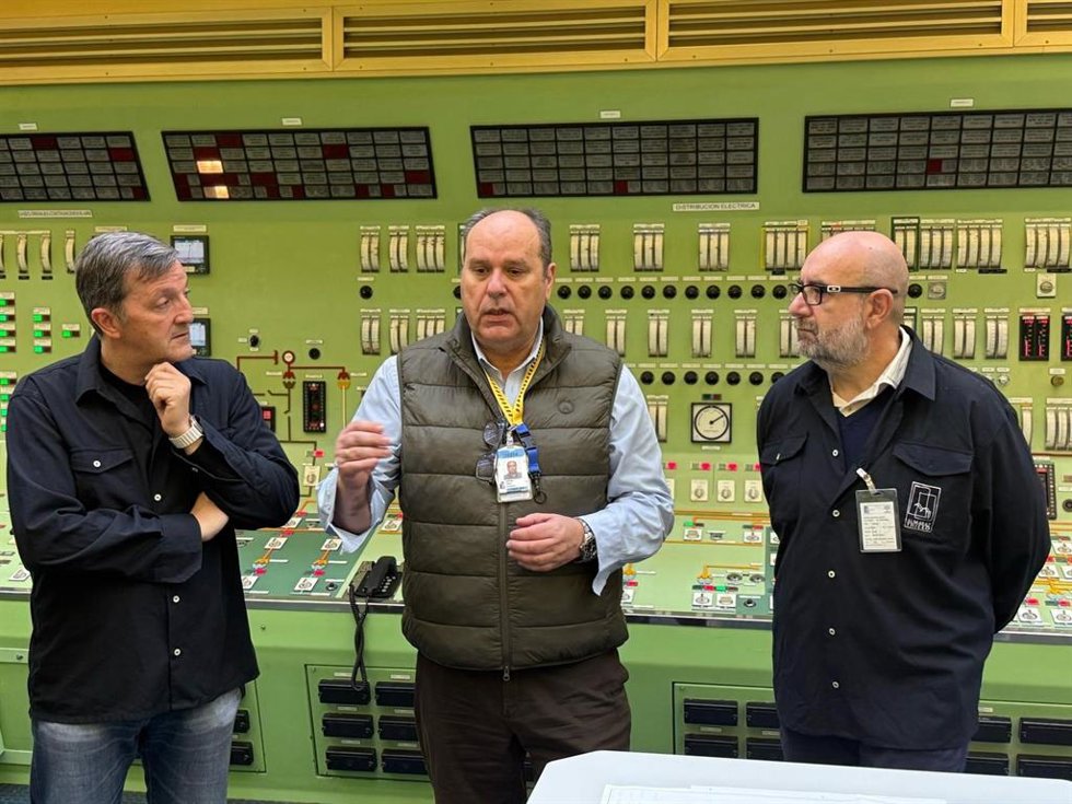 Representantes de CSIF visitan la Central Nuclear de Almaraz