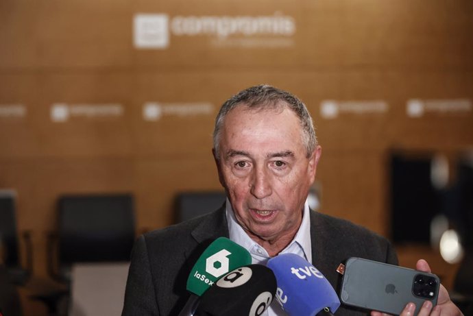 Archivo - Arxiu - El síndic de Compromís a Les Corts, Joan Baldoví, en imatge d'arxiu