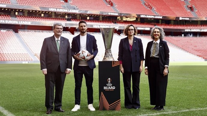 Presentación de la Final de la UEFE League 2025 por las instituciones vascas